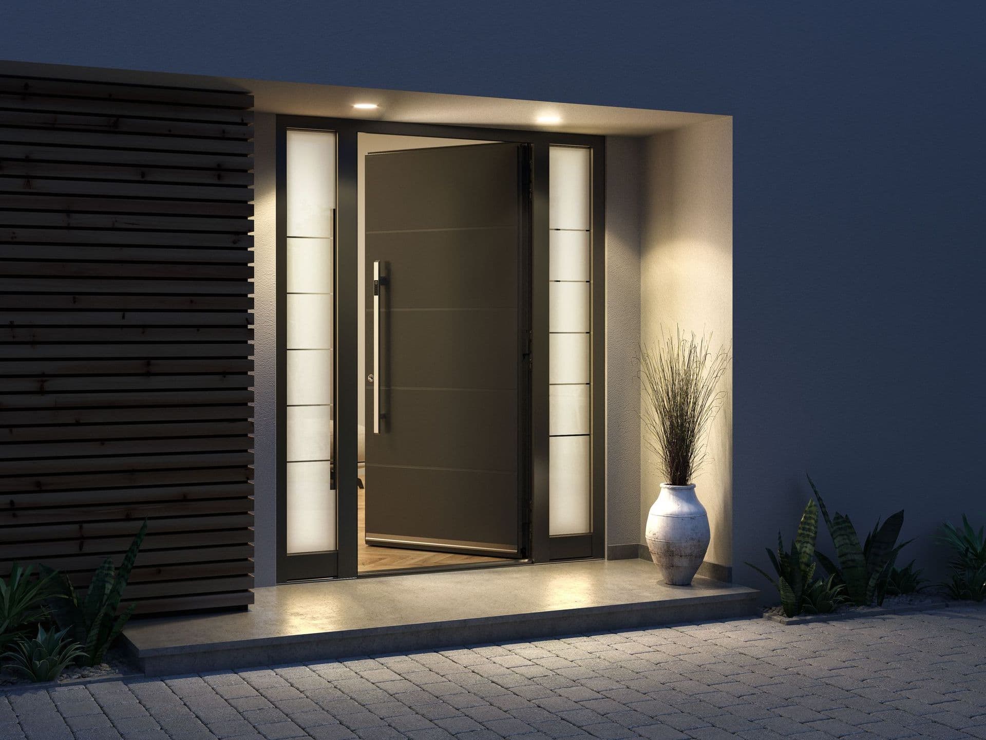 Aluminium Front Entrance Doors