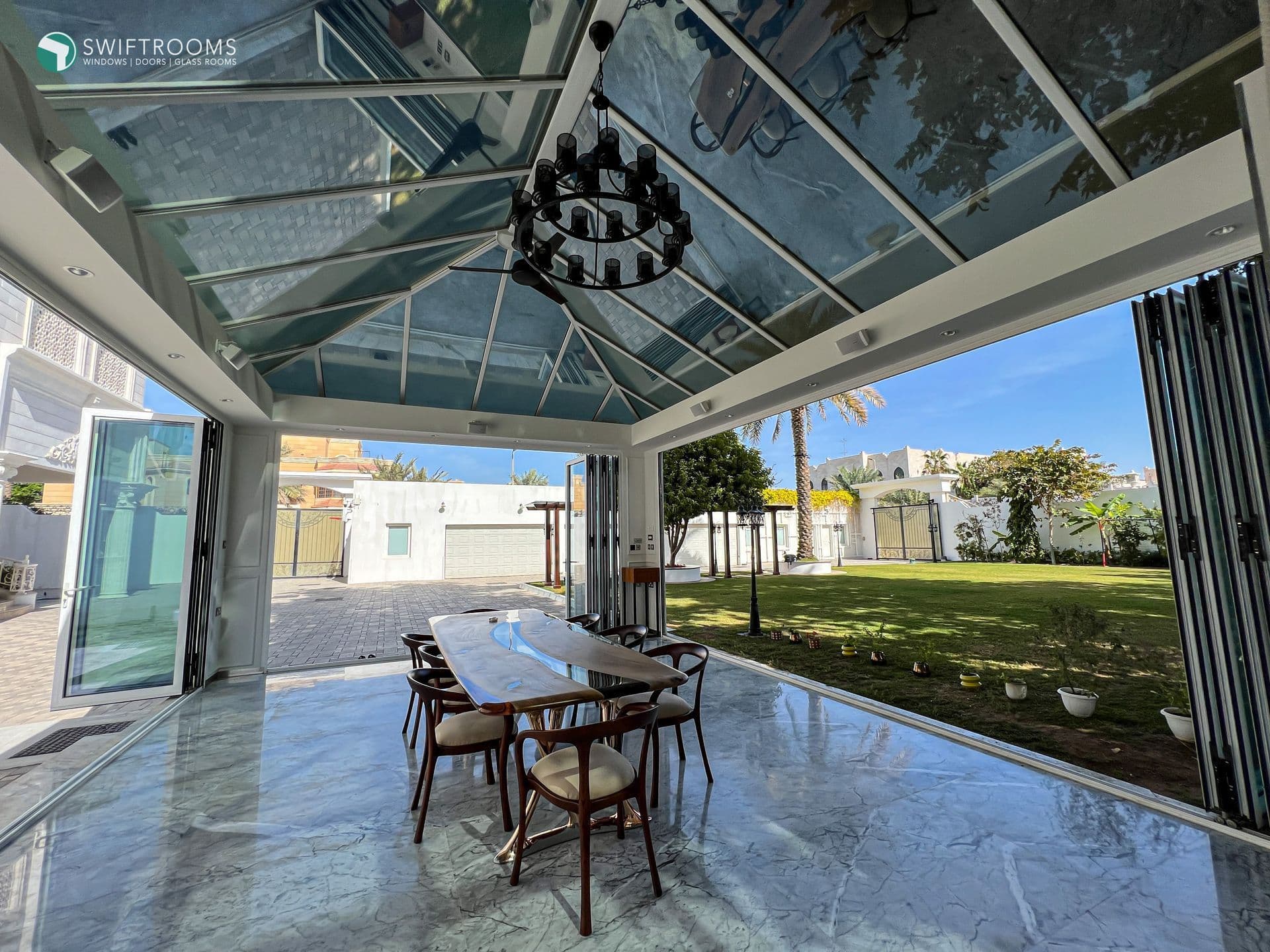 Glass Room, Abu Dhabi — Garden Room installation by Swiftrooms, image 2